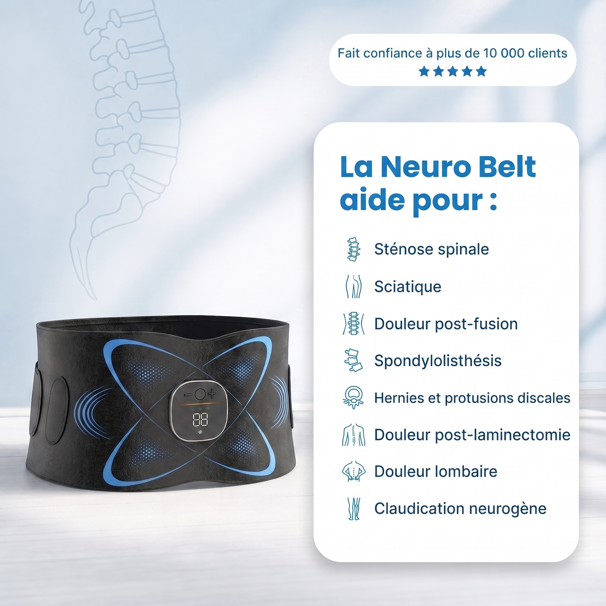 Neuro Belt — Système de Correction Posturale